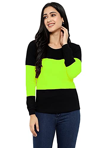 Full Sleeves Cotton Round Neck T-Shirt for Women's