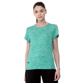 Women's Round Neck Half Sleeves Gym Sports T-Shirt